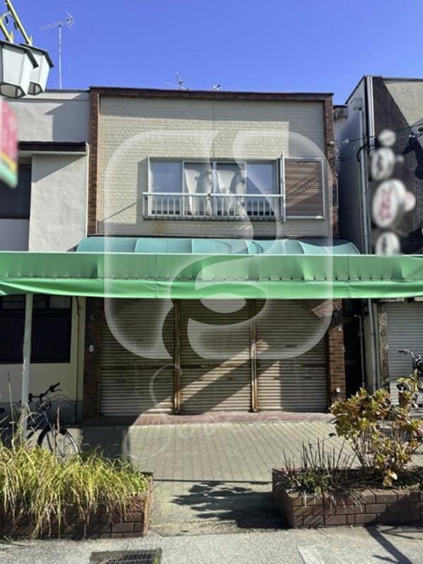 西田辺駅徒歩約1分の駅チカ！/☆住宅付き店舗跡☆/1階路面店舗+2階//T332