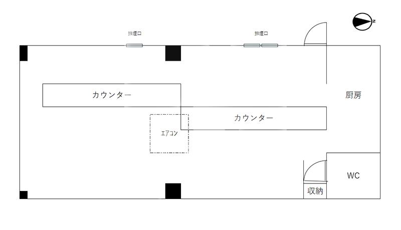 九条駅徒歩約3分!/☆鍋屋居抜き☆/1階店舗//S1229