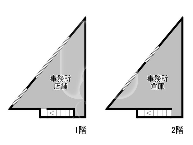 淡路駅徒歩約1分の駅チカ!/☆商店街内スケルトン☆/1-2階店舗//HT1070