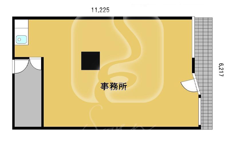 谷町六丁目駅徒歩約3分!/☆スケルトン☆/1階路面店舗//S1422